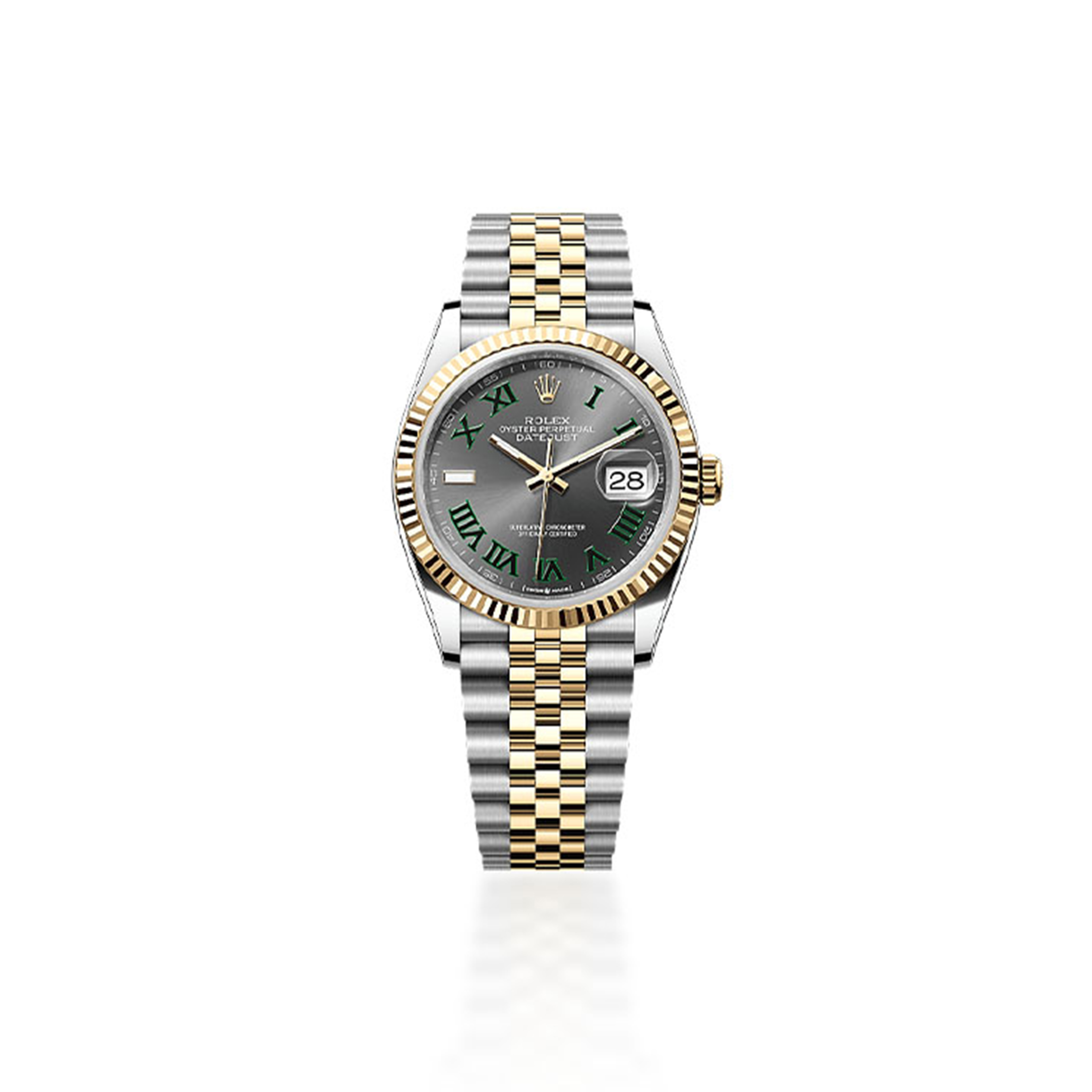 ROLEX DATEJUST 36 OYSTER 36 MM OYSTERSTEEL AND YELLOW GOLD 126233-0035